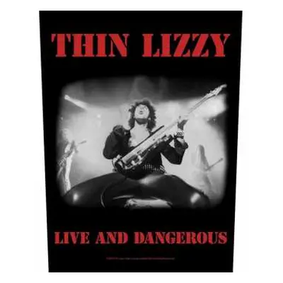 Thin Lizzy Back Patch: Live & Dangerous