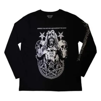 Rob Zombie Unisex Long Sleeve T-shirt: Devil Man (sleeve Print) (xx-large) XXL