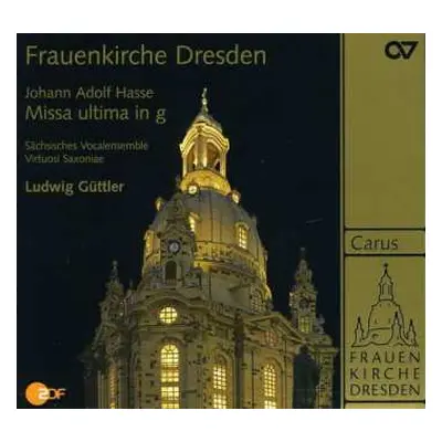 CD Johann Adolf Hasse: Frauenkirche Dresden (Festkonzert Im Weihezeitraum) / Johann Adolf Hasse: