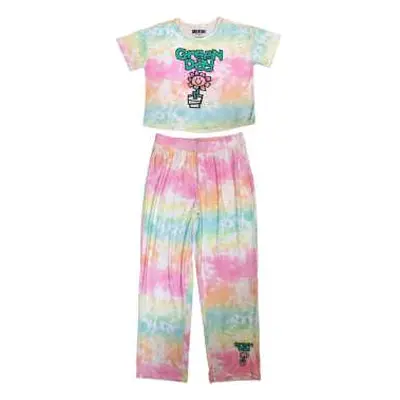 Green Day Ladies Pyjamas: Flower Pot (medium) M