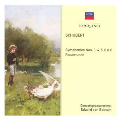 2CD Franz Schubert: Symphonies No. 3, 4, 5, 6 & 8; Rosamunde