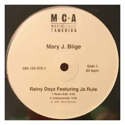 LP Mary J. Blige: Rainy Dayz