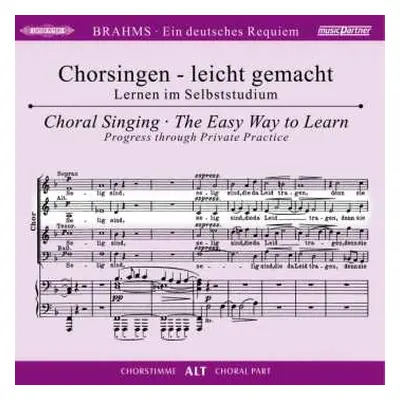 2CD Johannes Brahms: Chorsingen Leicht Gemacht - Johannes Brahms: Ein Deutsches Requiem Op.45 (a