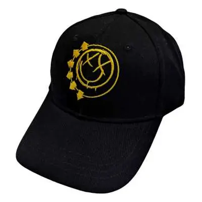 Blink-182 Unisex Baseball Cap: Yellow Six Arrow Smile