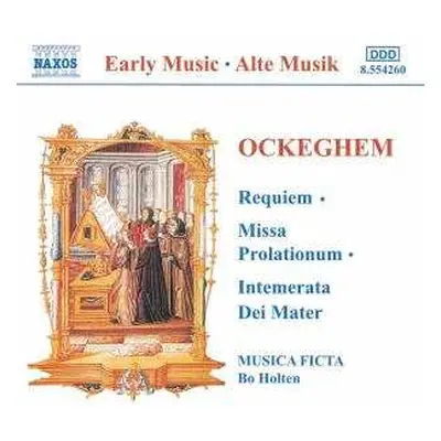 CD Johannes Ockeghem: Requiem / Missa Prolationum / Intemerata Dei Mater