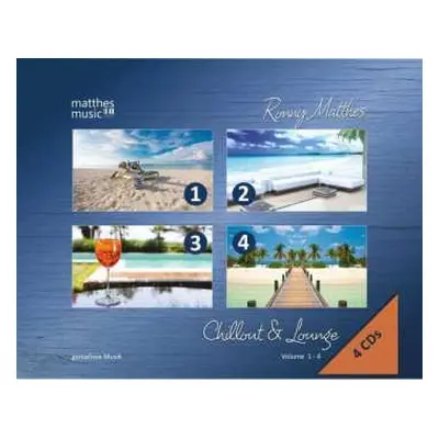 4CD Ronny Matthes: Chillout & Lounge Vol. 1-4: Gemafreie Hintergrundmusik