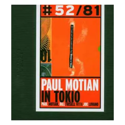 CD Paul Motian: Paul Motian In Tokio