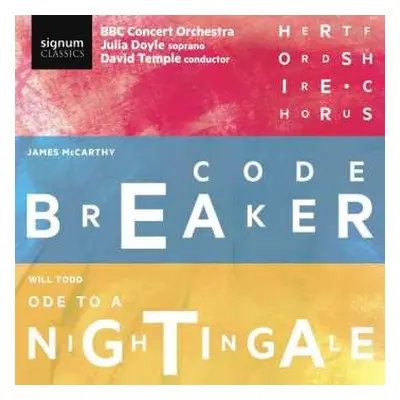 2CD The BBC Concert Orchestra: Codebreaker; Ode To A Nightingale