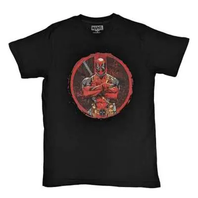 Marvel Comics Unisex T-shirt: Deadpool Arms Crossed (x-large) XL