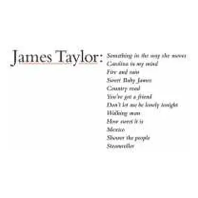 LP James Taylor: James Taylor's Greatest Hits