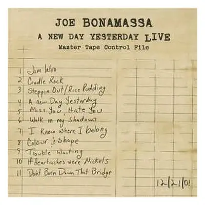 CD Joe Bonamassa: A New Day Yesterday Live