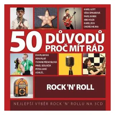 3CD Various: 50 Důvodů Proč Mít Rád Rock'N'Roll