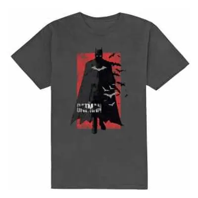 Tričko The Batman Distressed Logo Dc Comics XL