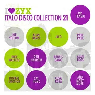 3CD Various: I Love ZYX Italo Disco Collection 21