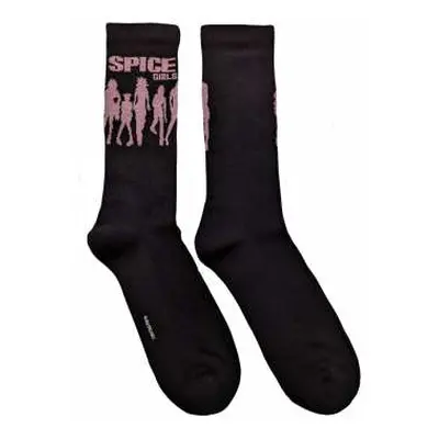 The Spice Girls Unisex Ankle Socks: Silhouette (uk Size 7 - 11) 42 - 47