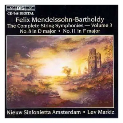 CD Felix Mendelssohn-Bartholdy: Streichersymphonien Nr.8 & 11