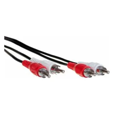 KAR - stereo audio kabel s konektory 2 x RCA - 2 x RCA