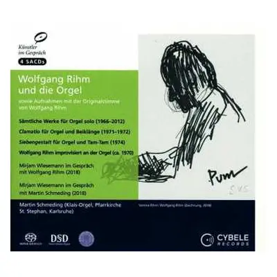 3CD/SACD Wolfgang Rihm: Orgelwerke "wolfgang Rihm Und Die Orgel"