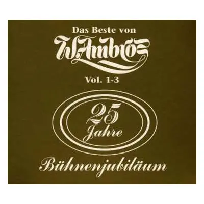 3CD/Box Set Wolfgang Ambros: Das Beste Von W. Ambros Vol. 1-3