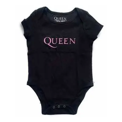 Dětské Body Pink Logo Queen 6-9 měsíců