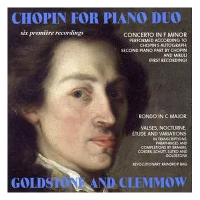 CD Goldstone And Clemmow: Chopin for Piano Duo