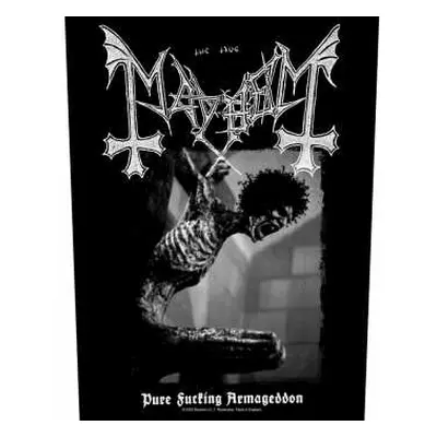 Mayhem Back Patch: Pure Fucking Armageddon