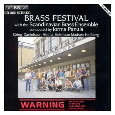 CD Jorma Panula: Brass Festival With The Scandinavian Brass Ensemble Conducted By Jorma Panula