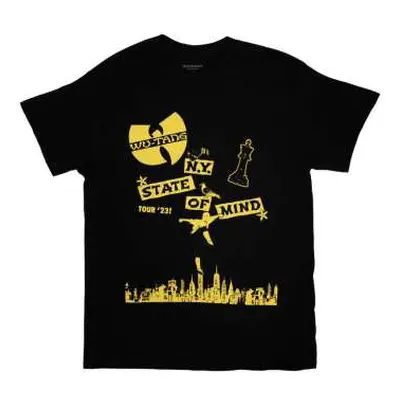 Wu-tang Clan Unisex T-shirt: Tour '23 Ny State Of Mind (back Print & Ex-tour) (x-large) XL