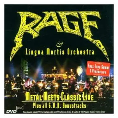 DVD Rage: Metal Meets Classic Live Plus All G.U.N. Bonustracks LTD