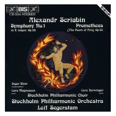 CD Alexander Scriabine: Symphony No.1 / Prometheus