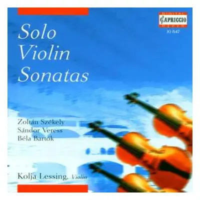 CD Kolja Lessing: Solo Violin Sonatas