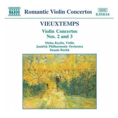 CD Henri Vieuxtemps: Violin Concertos Nos. 2 And 3