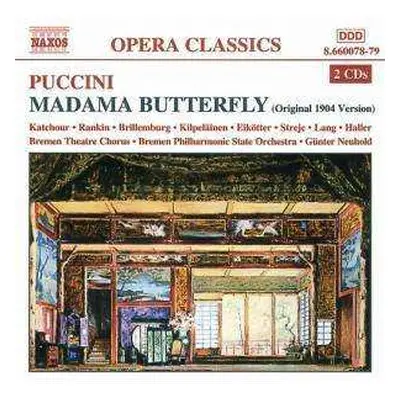 2CD Giacomo Puccini: Madama Butterfly (Original 1904 Version)