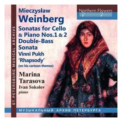 CD Mieczysław Weinberg: Sonatas For Cello & Piano Nos.1 & 2 / Double-Bass Sonata / Vinni Pukh 'R