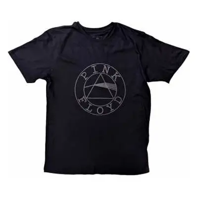 Pink Floyd Unisex T-shirt: Circle Logo (hi-build) (medium) M