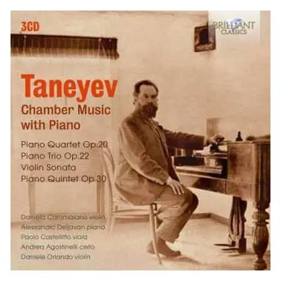 3CD Sergey Ivanovich Taneyev: Chamber Music with Piano