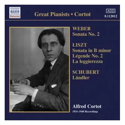 CD Carl Maria von Weber: Alfred Cortot - 1931-1948 Recordings