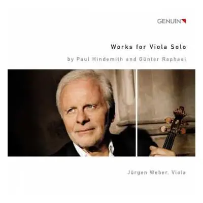 CD Paul Hindemith: Jürgen Weber - Works For Viola Solo