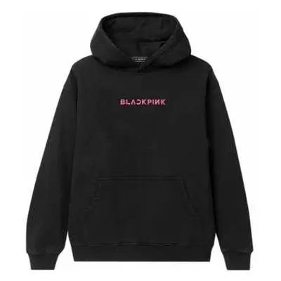 Blackpink Unisex Pullover Hoodie: Pink Venom Group Photo (back Print) (x-large) XL