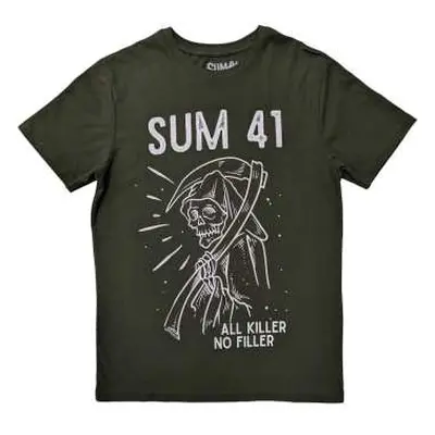 Sum 41 Unisex T-shirt: Reaper (medium) M