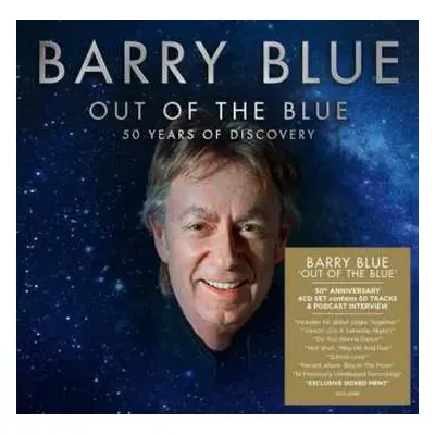 4CD Barry Blue: Out Of The Blue - 50 Years Of Discovery