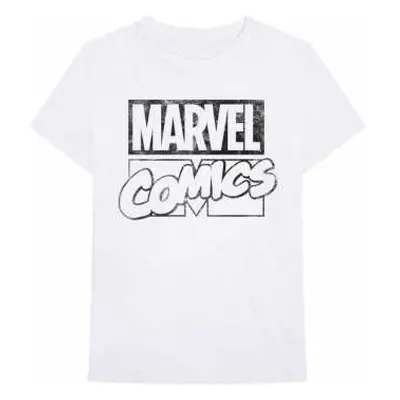 Tričko Logo Marvel Comics L