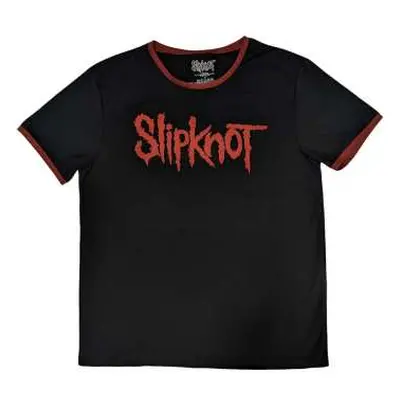 Slipknot Unisex Ringer T-shirt: Logo (back Print) (xx-large) XXL