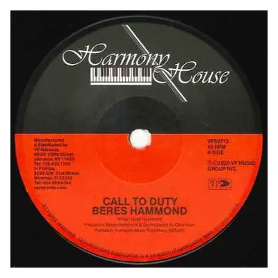 SP Beres Hammond: Call To Duty / Survival LTD