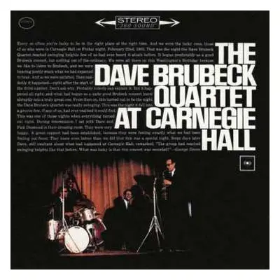 2CD The Dave Brubeck Quartet: At Carnegie Hall