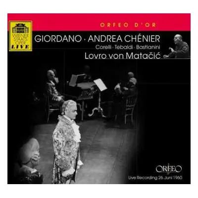 2CD Franco Corelli: Andrea Chénier , Live Recording 26.Juni 1960