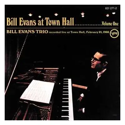 LP The Bill Evans Trio: Bill Evans At Town Hall (Volume One)