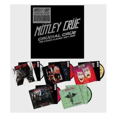 5CD Mötley Crüe: Crücial Crüe: The Studio Albums 1981-1989