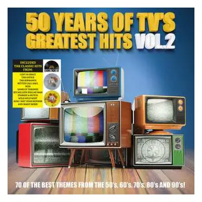 2LP Various: 50 Years Of Tv's Greatest Hits Vol. 2 (colour Vinyl)