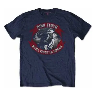 Pink Floyd Unisex T-shirt: First In Space Vignette (back Print) (small) S